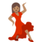 Woman Dancing - Medium emoji on Google